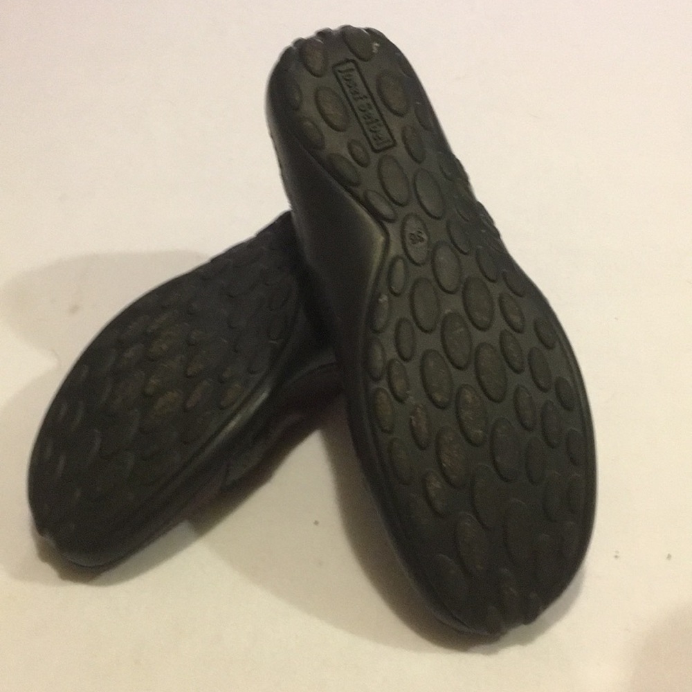 Josef Seibel Ladies Brown-Black Leather Flat Shoe - Picture 6 of 8